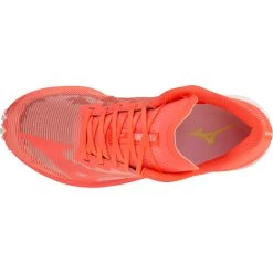 Mizuno Wave Duel 3 Running Shoes Women - Fiery Coral 2 / Black / White -Mizuno Store mizuno wave duel 3 womens running shoes fiery coral 2 black white 4 1115547