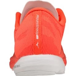 Mizuno Wave Duel 3 Running Shoes Women - Fiery Coral 2 / Black / White -Mizuno Store mizuno wave duel 3 womens running shoes fiery coral 2 black white 5 1115548