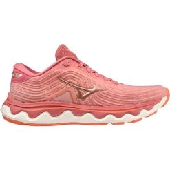 Mizuno Wave Horizon 6 Running Shoes Women - Garnet Rose / Rose Copper / Persimmon -Mizuno Store mizuno wave horizon 6 womens running shoes garnet rose rose copper persimmon 3 1115571