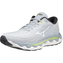 Mizuno Wave Horizon 6 Running Shoes Women - Heather / White / Neo Lime