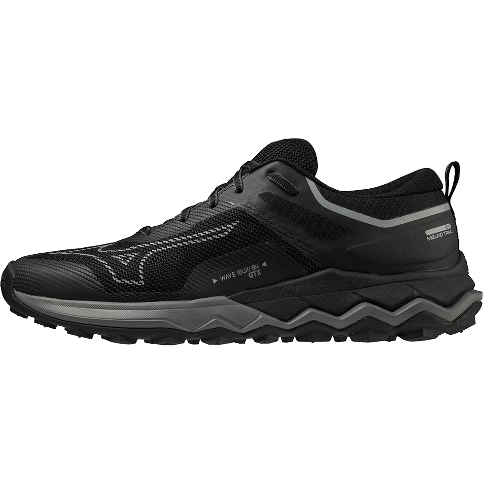 Mizuno Wave Ibuki 4 GTX Trail Running Shoe Men - Black / Metallic Gray / Dark Shadow 1 Mizuno Wave Ibuki 4 GTX Trail Running Shoe Men - Black / Metallic Gray / Dark Shadow