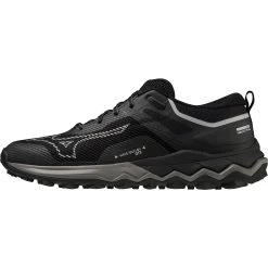 Mizuno Wave Ibuki 4 GTX Trail Running Shoe Women - Black / Silver / Quiet Shade