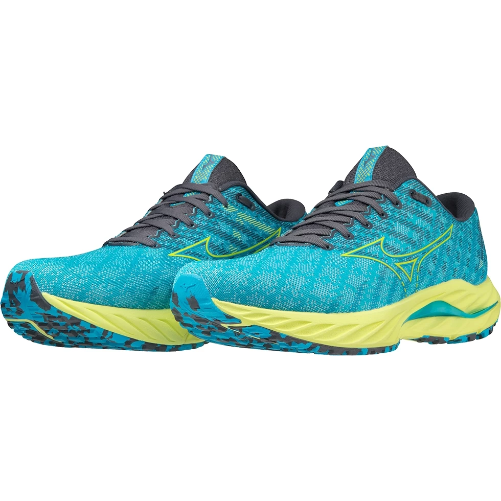 Mizuno Wave Inspire 19 Running Shoes Men - Jet Blue / Bolt 2 / Luminous 1 Mizuno Wave Inspire 19 Running Shoes Men - Jet Blue / Bolt 2 / Luminous