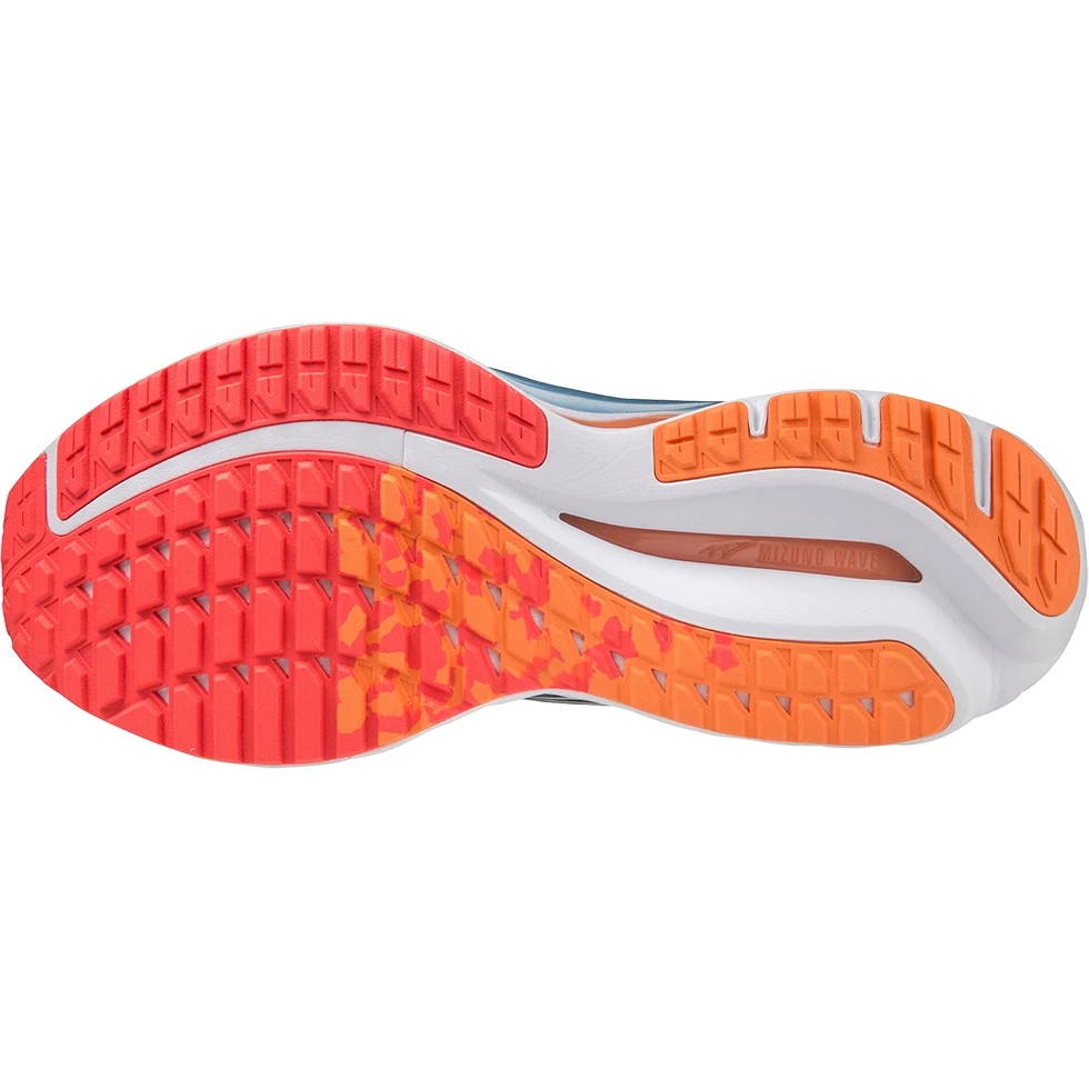 Mizuno Wave Inspire 19 Running Shoes Men - Provincial Blue / White / Light Orange 9 Mizuno Wave Inspire 19 Running Shoes Men - Provincial Blue / White / Light Orange - Image 9