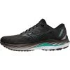 Mizuno Wave Inspire 19 Wide Running Shoes Men - Black / Metallic Gray / Biscay Green