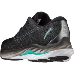 Mizuno Wave Inspire 19 Wide Running Shoes Men - Black / Metallic Gray / Biscay Green -Mizuno Store mizuno wave inspire 19 wide running shoes black metallic gray biscay green 6 1399148