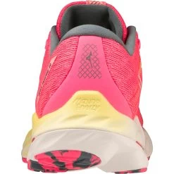 Mizuno Wave Inspire 19 Running Shoes Women - High-Vis Pink / Snow White / Luminous -Mizuno Store mizuno wave inspire 19 womens running shoes high vis pink snow white luminous 10 1503751