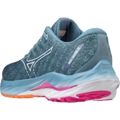 Mizuno Wave Inspire 19 Running Shoes Women - Provincial Blue / White / Magnificent Magenta -Mizuno Store mizuno wave inspire 19 womens running shoes provincial blue white magnificent magenta 6 1399090