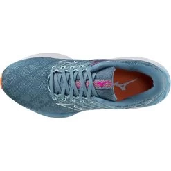 Mizuno Wave Inspire 19 Running Shoes Women - Provincial Blue / White / Magnificent Magenta -Mizuno Store mizuno wave inspire 19 womens running shoes provincial blue white magnificent magenta 7 1399091