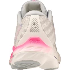 Mizuno Wave Inspire 19 Running Shoes Women - Snow White / Sakura Glow / Purple Punch -Mizuno Store mizuno wave inspire 19 womens running shoes snow white sakura glow purple punch 10 1503761