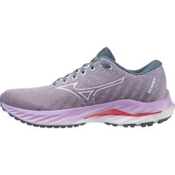 Mizuno Wave Inspire 19 Running Shoes Women - Wisteria / White / Sun Kissed Coral