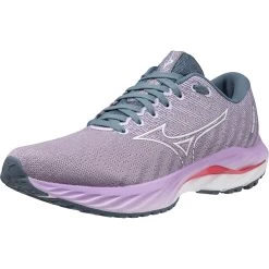 Mizuno Wave Inspire 19 Running Shoes Women - Wisteria / White / Sun Kissed Coral -Mizuno Store mizuno wave inspire 19 womens running shoes wisteria white sun kissed coral 5 1399107