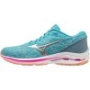 Mizuno Wave Kizuna 3 Running Shoes Women - Maui Blue / Silver / Light Orange
