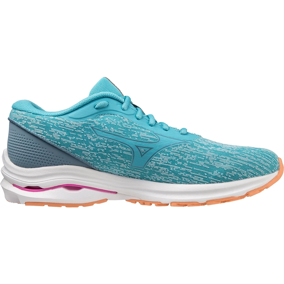 Mizuno Wave Kizuna 3 Running Shoes Women - Maui Blue / Silver / Light Orange 2 Mizuno Wave Kizuna 3 Running Shoes Women - Maui Blue / Silver / Light Orange - Image 2