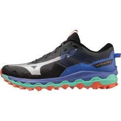 Mizuno Wave Mujin 9 Trail Running Shoes Men - Iron Gate / Nimbus Cloud / Amparo Blue