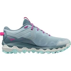 Mizuno Wave Mujin 9 Trail Running Shoes Women - Forget-Me-Not / Nimbus Cloud / Magnificent Magenta -Mizuno Store mizuno wave mujin 9 womens trail running shoes forget me not nimbus cloud magnificent magenta 3 1399166