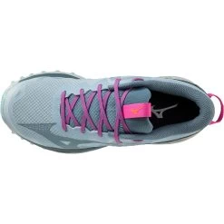 Mizuno Wave Mujin 9 Trail Running Shoes Women - Forget-Me-Not / Nimbus Cloud / Magnificent Magenta -Mizuno Store mizuno wave mujin 9 womens trail running shoes forget me not nimbus cloud magnificent magenta 4 1399167