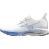 Mizuno Wave Neo Wind Running Shoes Men - Undyed White / Peace Blue