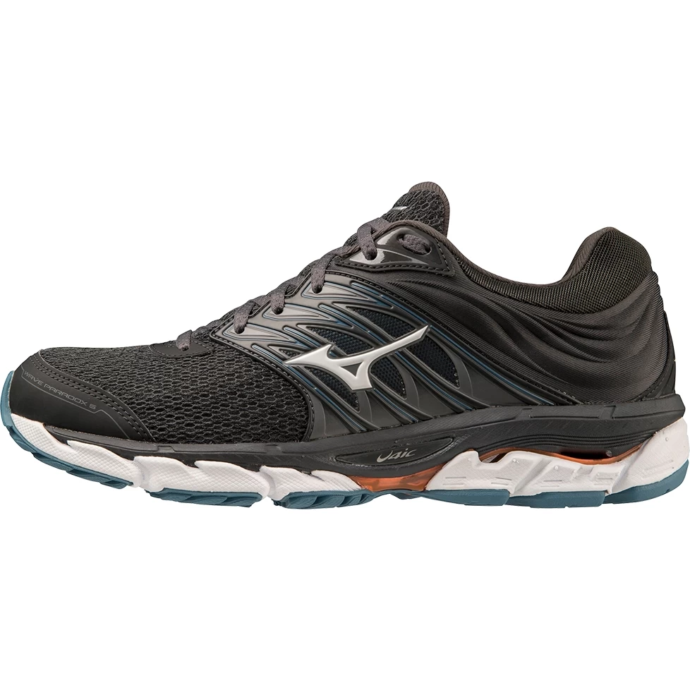 Mizuno Wave Paradox 5 Running Shoes Men - Black Oyster / Nimbus Cloud / Light Orange 1 Mizuno Wave Paradox 5 Running Shoes Men - Black Oyster / Nimbus Cloud / Light Orange