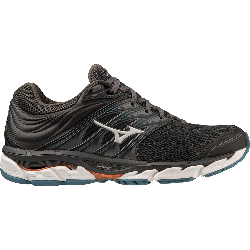 Mizuno Wave Paradox 5 Running Shoes Men - Black Oyster / Nimbus Cloud / Light Orange 2 Mizuno Wave Paradox 5 Running Shoes Men - Black Oyster / Nimbus Cloud / Light Orange - Image 2