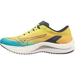 Mizuno Wave Rebellion Flash Running Shoes Men - Bolt 2 / Ombre Blue / Jet Blue