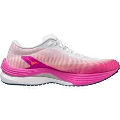 Mizuno Wave Rebellion Flash Running Shoes Women - White / Silver / Magnificent Magenta 8 Mizuno Wave Rebellion Flash Running Shoes Women - White / Silver / Magnificent Magenta -Mizuno Store mizuno wave rebellion flash womens running shoes white silver magnificent magenta 3 1399191
