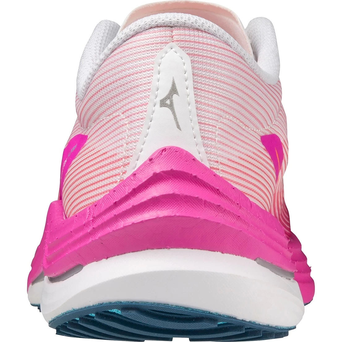 Mizuno Wave Rebellion Flash Running Shoes Women - White / Silver / Magnificent Magenta 5 Mizuno Wave Rebellion Flash Running Shoes Women - White / Silver / Magnificent Magenta - Image 5
