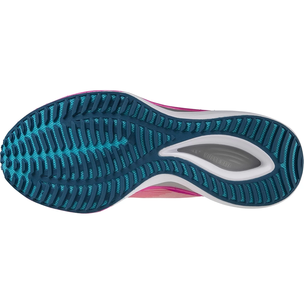 Mizuno Wave Rebellion Flash Running Shoes Women - White / Silver / Magnificent Magenta 6 Mizuno Wave Rebellion Flash Running Shoes Women - White / Silver / Magnificent Magenta - Image 6