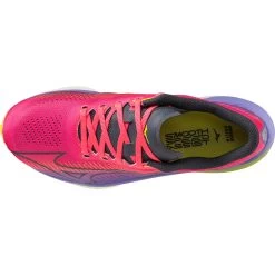 Mizuno Wave Rebellion Pro Running Shoes Women - High-Vis Pink / Ombre Blue / Purple Punch -Mizuno Store mizuno wave rebellion pro womens running shoes high vis pink ombre blue purple punch 5 1503801