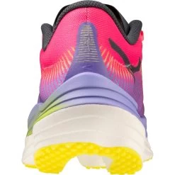 Mizuno Wave Rebellion Pro Running Shoes Women - High-Vis Pink / Ombre Blue / Purple Punch -Mizuno Store mizuno wave rebellion pro womens running shoes high vis pink ombre blue purple punch 7 1503803