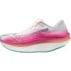 Mizuno Wave Rebellion Pro Running Shoes Women - White / Silver / Magnificent Magenta