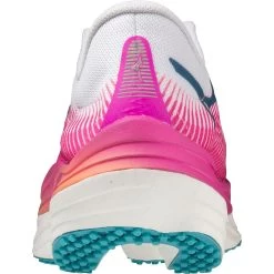 Mizuno Wave Rebellion Pro Running Shoes Women - White / Silver / Magnificent Magenta -Mizuno Store mizuno wave rebellion pro womens running shoes white silver magnificent magenta 8 1399226