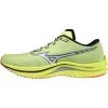 Mizuno Wave Rebellion Running Shoes Men - Neo Lime / White / Neon Flame