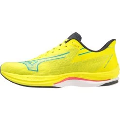 Mizuno Wave Rebellion Sonic Running Shoes Men - Bolt 2 / Jet Blue / Ombre Blue