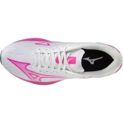 Mizuno Wave Rebellion Sonic Running Shoes Women - White / Magnificent Magenta / Blue Ashes 9 Mizuno Wave Rebellion Sonic Running Shoes Women - White / Magnificent Magenta / Blue Ashes -Mizuno Store mizuno wave rebellion sonic womens running shoes white magnificent magenta blue ashes 4 1399259