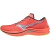 Mizuno Wave Rebellion Running Shoes Women - Neon Flame / White / Neo Lime