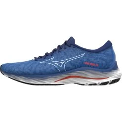 Mizuno Wave Rider 26 Running Shoes Men - Super Sonic / Ice Water / Cherry Tomato