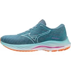 Mizuno Wave Rider 26 Running Shoes Women - Antigua Sand / White / Light Orange