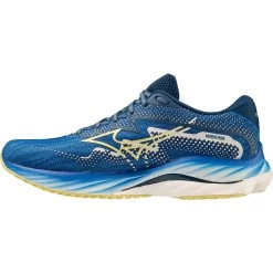 Mizuno Wave Rider 27 Amsterdam Running Shoes Men - Lapis Blue / Gluten Yellow / Poseidon 16 Mizuno Wave Rider 27 Amsterdam Running Shoes Men - Lapis Blue / Gluten Yellow / Poseidon -Mizuno Store mizuno wave rider 27 amsterdam running shoes lapis blue 459c poseidon 7 1503956