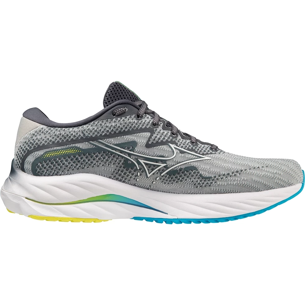 Mizuno Wave Rider 27 Running Shoes Men - Pearl Blue / White / Bolt 2 7 Mizuno Wave Rider 27 Running Shoes Men - Pearl Blue / White / Bolt 2 - Image 7