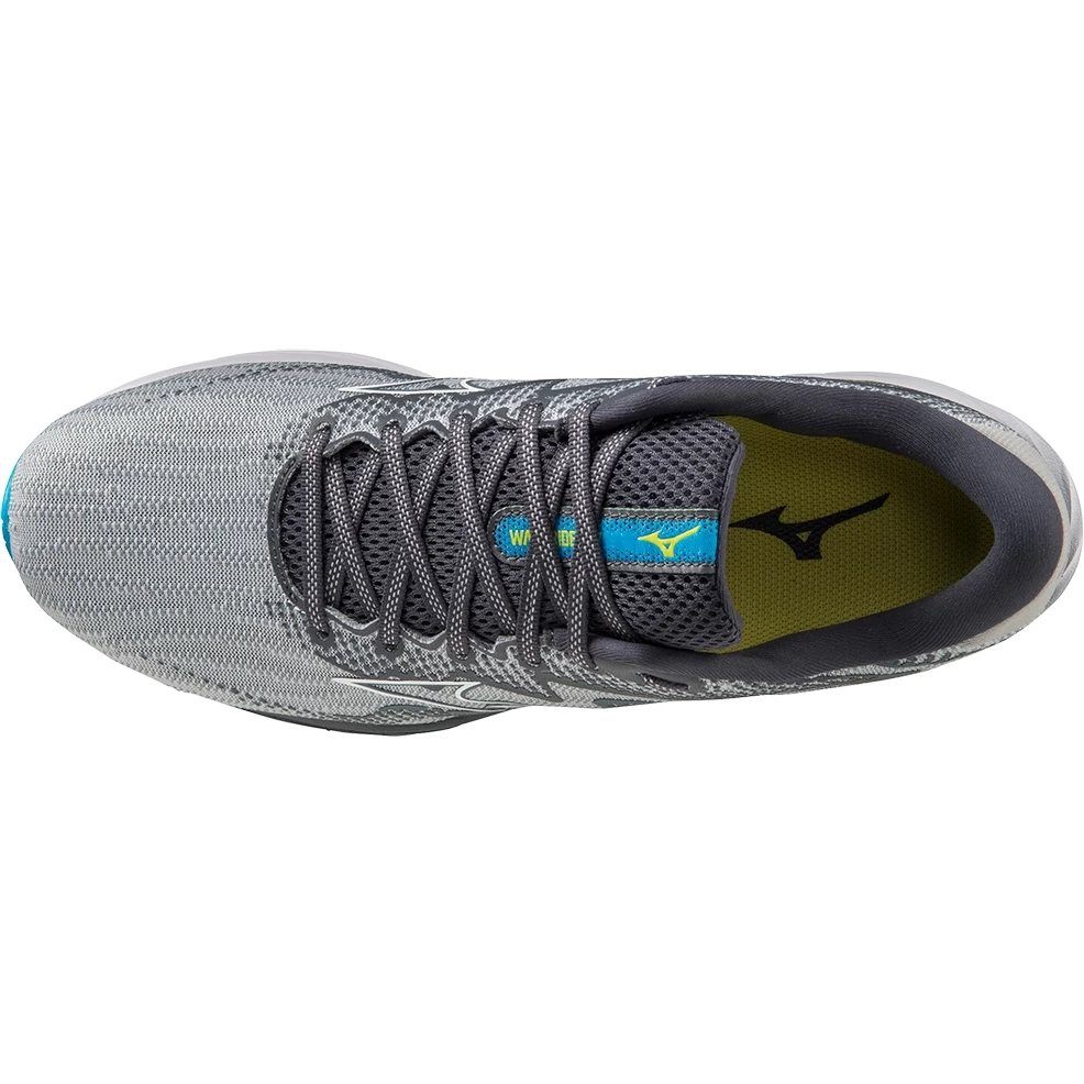 Mizuno Wave Rider 27 Running Shoes Men - Pearl Blue / White / Bolt 2 8 Mizuno Wave Rider 27 Running Shoes Men - Pearl Blue / White / Bolt 2 - Image 8