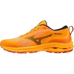 Mizuno Wave Rider GTX Trail Running Shoes Men - Zinnia / Tigerlily / Black