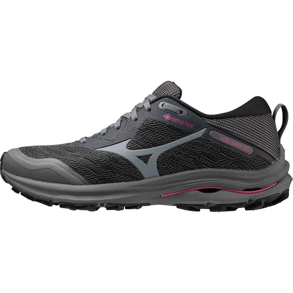 Mizuno Wave Rider GTX Trail Running Shoes Women J1GD2179 - Iron Gate / Nimbus Cloud / Fuchsia Fedora 1 Mizuno Wave Rider GTX Trail Running Shoes Women J1GD2179 - Iron Gate / Nimbus Cloud / Fuchsia Fedora