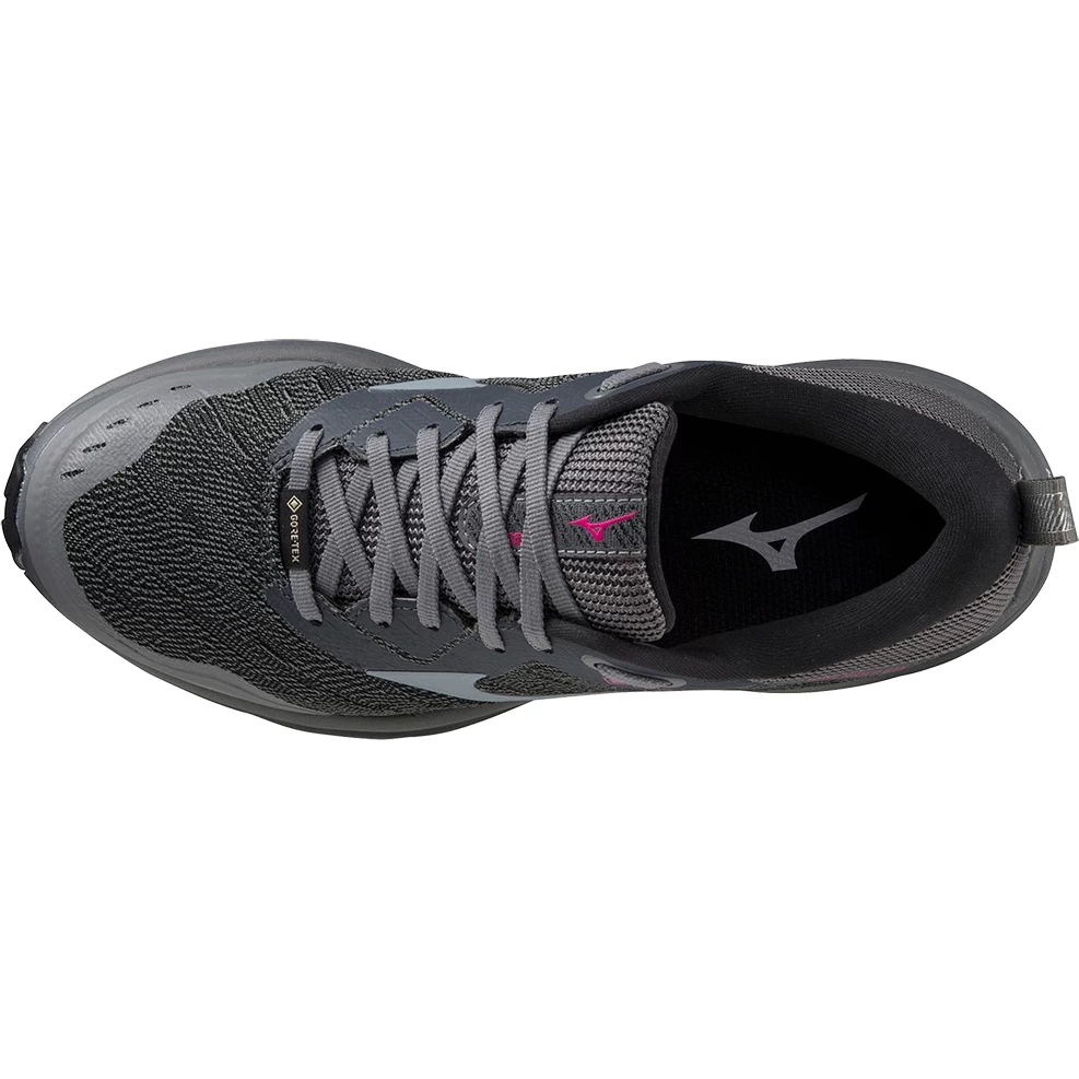 Mizuno Wave Rider GTX Trail Running Shoes Women J1GD2179 - Iron Gate / Nimbus Cloud / Fuchsia Fedora 4 Mizuno Wave Rider GTX Trail Running Shoes Women J1GD2179 - Iron Gate / Nimbus Cloud / Fuchsia Fedora - Image 4