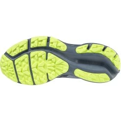Mizuno Wave Rider GTX Trail Running Shoes Women J1GD2179 - Vintage Indigo / Vintage Indigo / Neo Lime -Mizuno Store mizuno wave rider gtx womens trail running shoes vintage indigo vintage indigo neo lime 5 1115664
