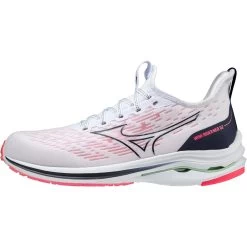 Mizuno Wave Rider Neo 2 Women's Running Shoes - Indigo White / Peacoat / Diva Pink