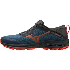 Mizuno Wave Rider TT Running Shoes Men - Blue Ashes / Soleil / Black Oyster