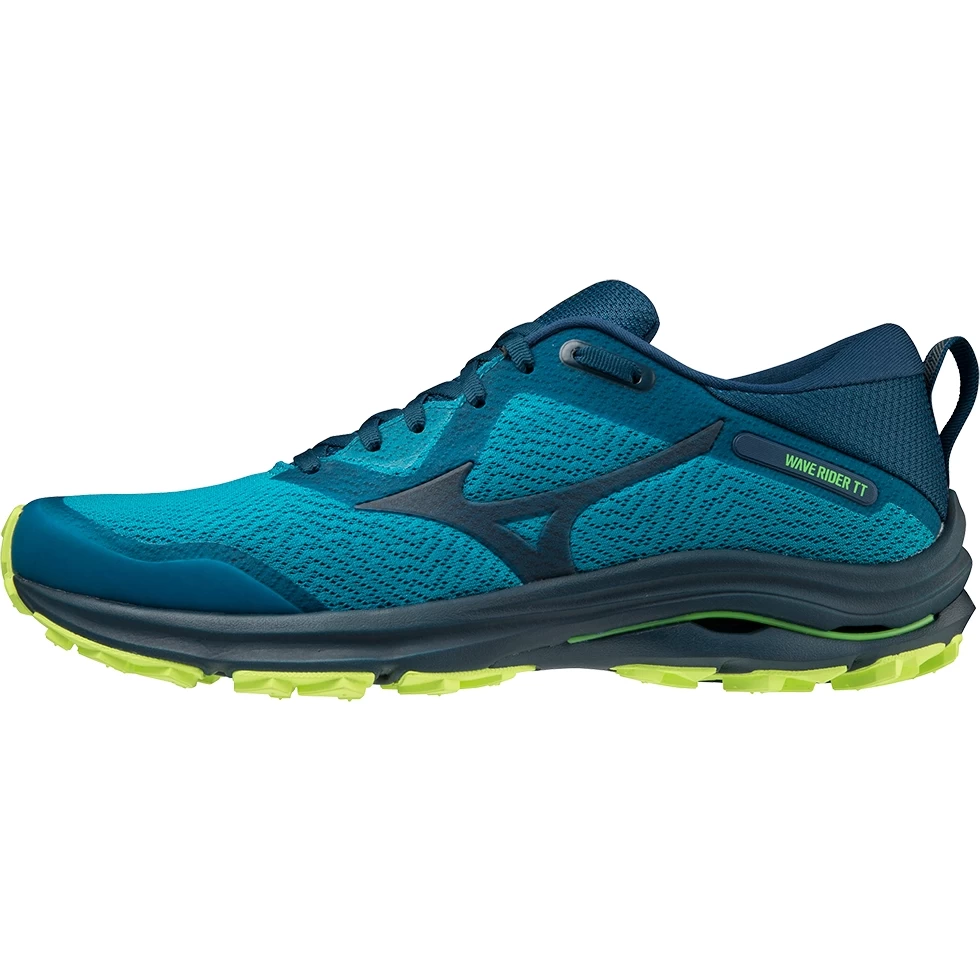 Mizuno Wave Rider TT Running Shoes Men - Algiers Blue / Gibraltar Sea / Neo Lime 1 Mizuno Wave Rider TT Running Shoes Men - Algiers Blue / Gibraltar Sea / Neo Lime