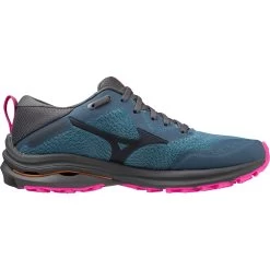 Mizuno Wave Rider TT Running Shoes Women - Provincial Blue / Iron Gate / Magnificent Magenta -Mizuno Store mizuno wave rider tt womens running shoes provincial blue iron gate magnificent magenta 3 1399311
