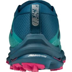 Mizuno Wave Rider TT Running Shoes Women - Lagoon / Moroccan Blue / Pink Peacock -Mizuno Store mizuno wave rider tt womens trail running shoes lagoon moroccan blue pink peacock 5 1115690